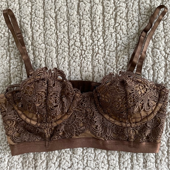 WORN ONCE! JLUXLABEL RYLEE LACE BUSTIER BRA - Picture 6 of 7